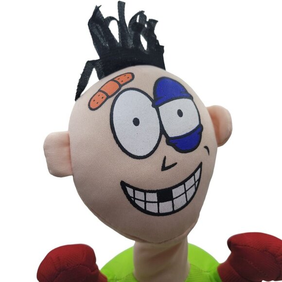 Anti Stress Punch Me Guy Suction Cup For Office Desk Coworker Boss Gift Green - Picture 3 of 7